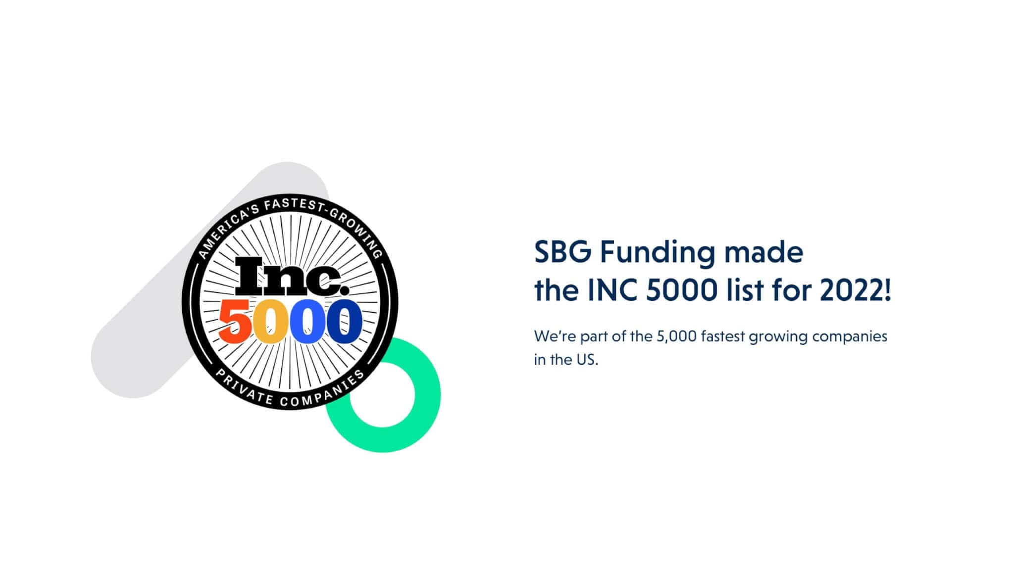 We’re on the INC 5000 list!