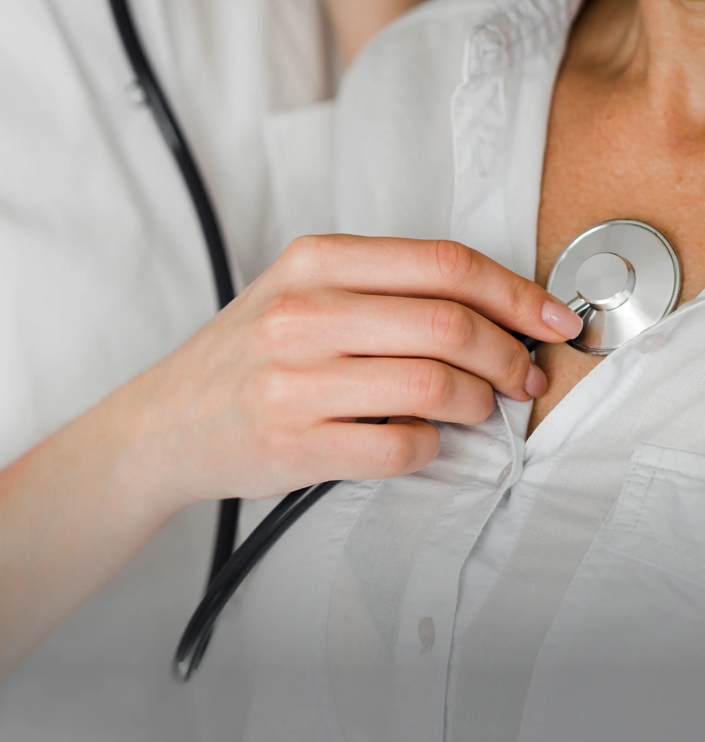 Doctor holding a stethoscope