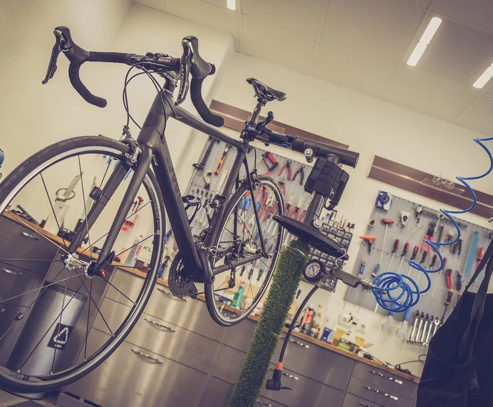 Bicycle repair shop