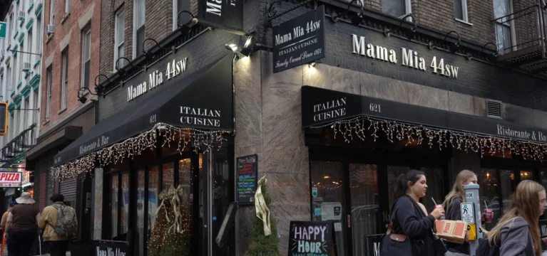 Mama Mia 44SW Ristorante & Bar storefront in Manhattan