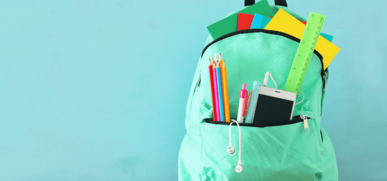 Back to school backpack